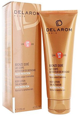 Delarom Bronze Dore Body Lotion Tan Activator Melk Spf30 - Lichaam 125ml