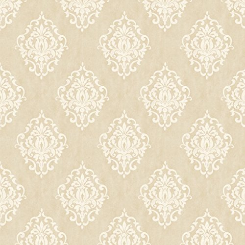 MyTinyWorld Pack of 5 Dolls House Beige Floral Diamond Wallpaper Sheets