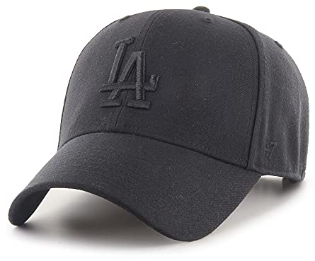 '47 Los Angeles Dodgers Black MLB Tonal Most Value P. Snapback Cap - One-Size