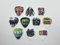 Picks Beatles Gitarrenplektren-Set: 10 Stück, Echte Gitarrenplektren, Ideal für Akustik-, E- und Bassgitarren, Mittlere Dicke (0.8mm), Kunststoff