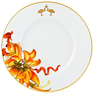 Vista Alegre Amazonia - Plato de postre de porcelana (4 unidades)
