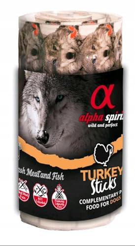 ALPHA SPIRIT Dog Ristra Stick Pute 16er Pack (Menge: 12 je Bestelleinheit)