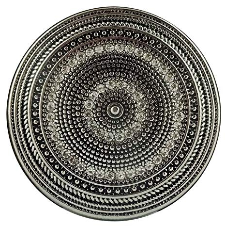 HaJuNa Magnetbrosche Kreise mit Glitzer