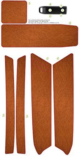 Tupf'n Autocollant pour batterie de vélo électrique PowerPack 300, 400 et 500 de la marque Bosch (cuir)