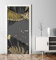 MyMaxxi - Tür bekleben mit Türtapete Türposter Türfolie Selbstklebend 90x200 Tropische Blätter hängend - Tür verschönern Türaufkleber Türklebefolie Blüte Blume Baum Gold