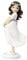 Mopec Y610 Figura torta Comunione ragazza tenendo gonna