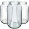 KADAX Bocaux en Verre de 4 L, Bocaux avec Couvercle Hermétique de 100mm pour la Conservation et la Fermentation, Bocaux pour Cornichons (Sans Couvercles, Lot de 12)