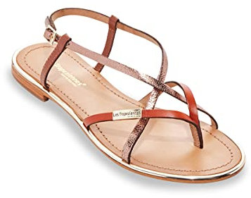 LES TROPEZIENNES PAR M. BELARBI Femme Monaco Sandale, Brique Multi, 36 EU