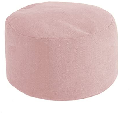 Highdi Velvet Bean Bag No Filler, Gaming Beanbag Chair Cover for Adult Kids Without Filling Highback Comfortable Lazy Sofa Beanbag Soft Toy Storage Bean Bag Seat (Pink,Ottoman-45x25cm)