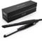 Corioliss Mini Plancha Pelo C-Slim | Pelo Corto Profesional | Placas Titanio | Perfecta para Flequillo y Ondas | Funda de Viaje incluida | Black