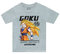 Dragon Ball Z T-Shirt Goku Short Sleeve Boys Tee Grey 12-13 Years
