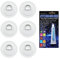 BRUNELLI D-Ring PAD Set SUP Board Kajaksitz Befestigung 6X Patch inkl 15g Kleber