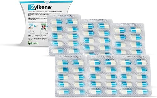 Zylkene Vetoquinol Kapseln 75 mg | 60er Pack | 6 x 10 Kapseln | Ergänzungsfuttermittel für Hunde | Kann dabei helfen Hunde in ungewohnten Situationen zu unterstützen