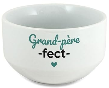 DECOHO Bol petit déjeuner personnalisable Grand-père-fect · Idée cadeau personnalisé pour papy