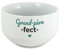 DECOHO - Bol petit-déjeuner personnalisable Grand-père-fect – Cadeau unique pour papy – Message personnalisé en impression noire - Blanc