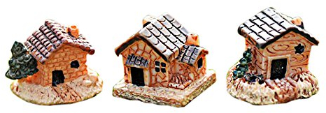 Schreibtisch Organizer Holz Garden Stone for Home Harz Dekorationen Mini- und Dollhouse-Haus Dekor Büro Organizer Holz Antik (Random, One Size)