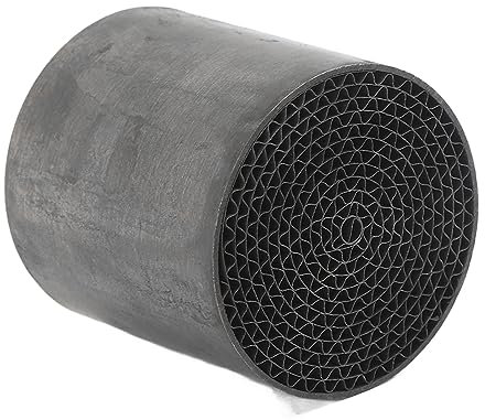 Qiilu Tubo di Collegamento catalitico Catalizzatore per Tubo di Scarico per Moto Catalizzatore per silenziatore di Scarico Centrale Anteriore Universale per Moto ad Alto Flusso