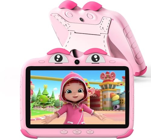 Tablet per bambini da 7 pollici 32 GB 64 GB ampliato con WiFi, tablet per bambini software installato controllo genitori, bambini che imparano tablet Android per bambini ragazzi ragazze