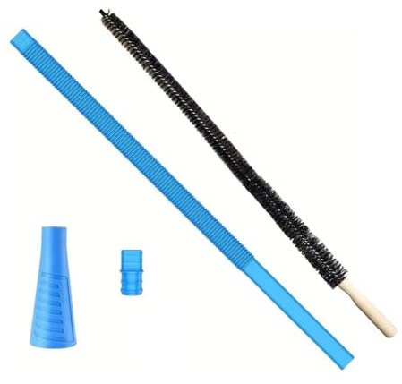 Wäschetrockner Entlüftungsreiniger Kit mit Vakuumschlauch-Aufsatzbürste, Fusselentferner, Trocknerentlüftungs-Vakuumschlauch (volle Bürste)