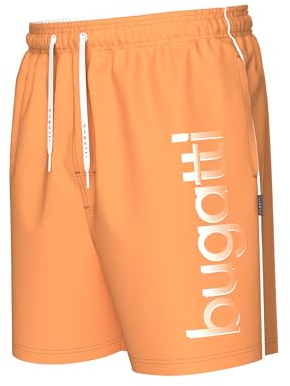 Bugatti Herren Giovanni Men, Swim Shorts 428969, Mandarin, L