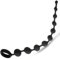 Bolas anales negras de 35 cm x 2,8 cm 10 bolas juguetes sexuales anales de silicona juguetes sexuales para mujeres, juguetes sexuales para hombres mango cómodo tapón anal flexible y duradero FOPS A101