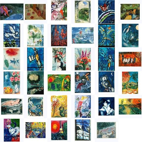 postkarten-universum.de Kunstkarten-Komplett-Set Marc Chagall