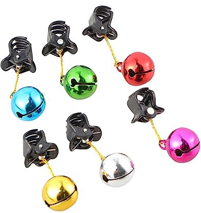 PRETYZOOM 48st Bartglockenclip Bart Weihnachtsschmuck Weihnachtsmann-bart-Clip Bart Weihnachtskugeln Weihnachtliche Bartkugeln Bartlichter Clip Auf Bartkugeln Bart Schmuck Bartzubehör