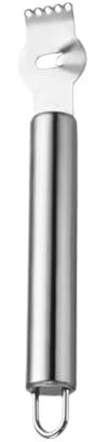 Lemon Grater Zester,Stainless Steel Lemon Grater Zester,Stainless Steel Orange Hanging Citrus with Loop,Fruit Peeler Or Tool