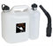 Bricoloco Bidón Mixto Gasolina + Aceite 6 x 3 litros – HDPE plástico – Incluye boquilla flexible – Garrafa Aceite y gasolina