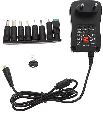 HOMSFOU Fuente De Alimentación Conmutada Adaptador Regulado Enchufe UE para Reemplazo De Antiguos Adaptadores