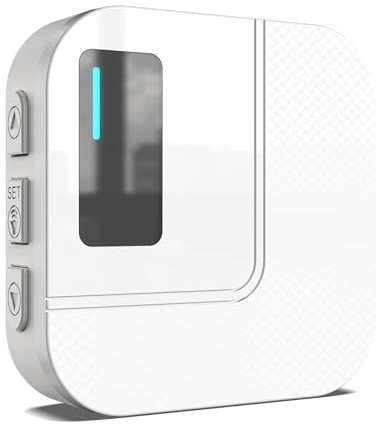 DAYTECH Notrufknopf für Senioren auf Handy, WiFi Tuya Smart Senioren Notfallknopf Alert System -1xWeiß Empfänger(Hinweis: muss in Verbindung mit einem Werfer verwendet Werden)