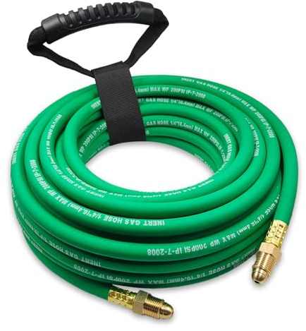 50FT Argon Hose, Inert Gas Welding Hose for MIG/TIG Regulators & Flowmeters
