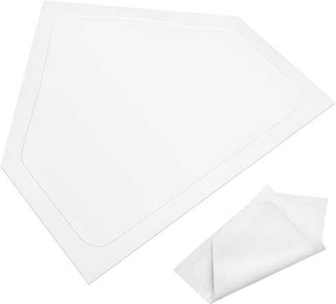PACKOVE Baseball Pitcher Training Mat Baseball Home Plate Marker Sports Exercise Spot Marker Suitable for Outdoor and Indoor Team Practice