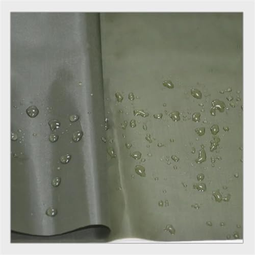 Nähstoffbündel, wasserdichter Stoff, dünn, 190T Polyester-Taft, PU, Outdoor-Tuch zum Nähen, Regenschirm, Zelt, Duschvorhang, Innenfutter, Meterware, Quilt-Baumwolle (17 Armeegrün)