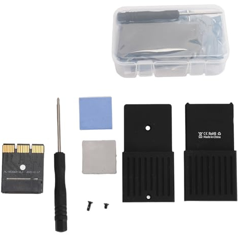 BONKZEBU Boîtier de Conversion de Disque Dur de Console, Protocole PCIE 4.0, Boîtier de Carte D'extension de Disque Dur Externe, Conversion de Console de Jeu, avec Dissipateur de