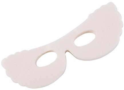 Einweg Augenpapier 80 Stück aus Pflanzenfaser, Atmungsaktiv, Dünn | Schmetterlingsform, Hautnah Anliegend, Feuchtigkeitsabsorbierend, Weiß, für Augenpflege und Schutz