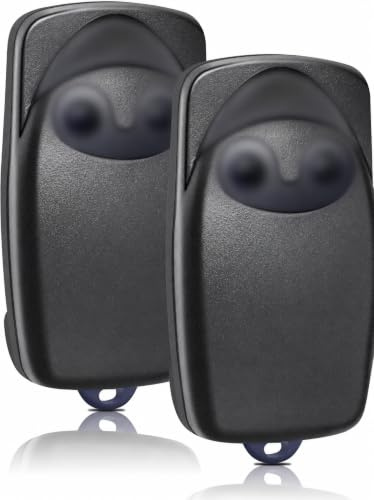 2 PCS Telecomandi per Cancello, 433,92 Mhz Telecomando per Cancello Automatico Flo2r-s, 2 Canali Trasmettitore di Telecomando