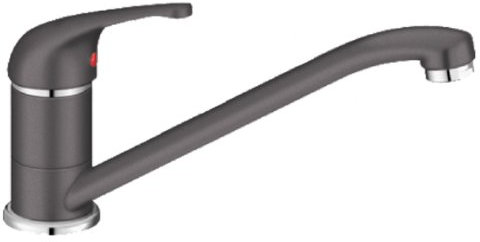 BLANCO 518803 Vitis-Gris du Rocher Robinet d'évier de Cuisine en Granit (Silgranit) avec Bec Fixe rocher-518803