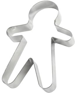 Gobel - Nonnette Mannele Bonhomme Alsace – Emporte-pièces en INOX – 19 x 14 x 1,5 cm – Découpe Précise – Ustensile Professionnel – Fabrication Française