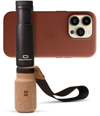 Shoulderpod S1 - Support Professionnel pour Smartphone, Support pour trépied et poignée de cinéaste, pour Prendre des Photos et Faire des vidéos avec n'importe Quel téléphone iPhone ou Android