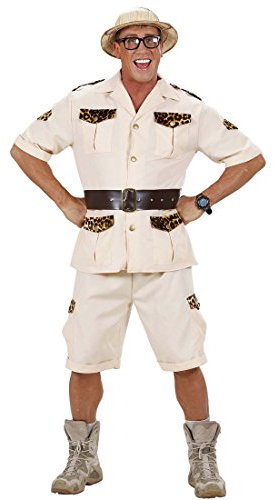 NET TOYS Safari Kostüm Dschungel Herrenkostüm M 50 Forscher Dschungelkostüm Wildnis Safarikostüm Pfadfinder Afrika Männerkostüm Urwald Entdecker Faschingskostüm Karnevalskostüme Herren