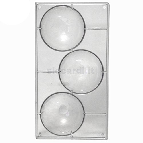 Stampo in policarbonato per cioccolato SEMISFERA Cm 11,4