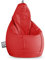 Happers Sitzsack Birne aus Kunstleder Indoor Rot XXL