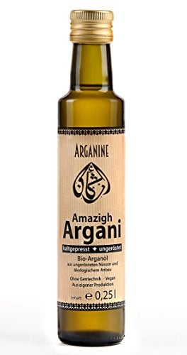 Amazigh-Argani Bio Arganöl 250ml ungeröstet, kaltgepresst, nativ, Speiseöl aus eigener Produktion in Marokko