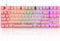 MOTOSPEED Professional Gaming Mechanical Keyboard RGB Led Backlit Wired with Anti-Dust Proof Switches for Gaming Keyboard for Mac & PC (Pink, 87 Key Blue Switches)