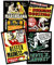 Weed Reefer Madness Cannabis Marijuana Drugs Black Framed Wall Art Print Poster Home Decor Premium Pack of 4 Wand Zuhause Deko