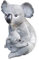 Aspinaworld Gartenfigur Koalabär Figur mit Kind 40 cm, Figur für außen, Figur für den Garten, wetterfeste Deko