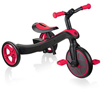 GLOBBER Dreirad Explorer 2 in 1 rot
