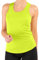 Mivaro Damen Sportshirt Gelb - Funktions Tank Top mit luftiger Passform für Gym, Running, Jogging, Yoga oder Fitness - atmungsaktiv, schnelltrocknend, komfortabel tragbar - Größe: S