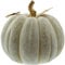 SIDCO Kürbis weiß Deko Halloween Herbst XXL Pumpkin Herbstdeko Figur Garten